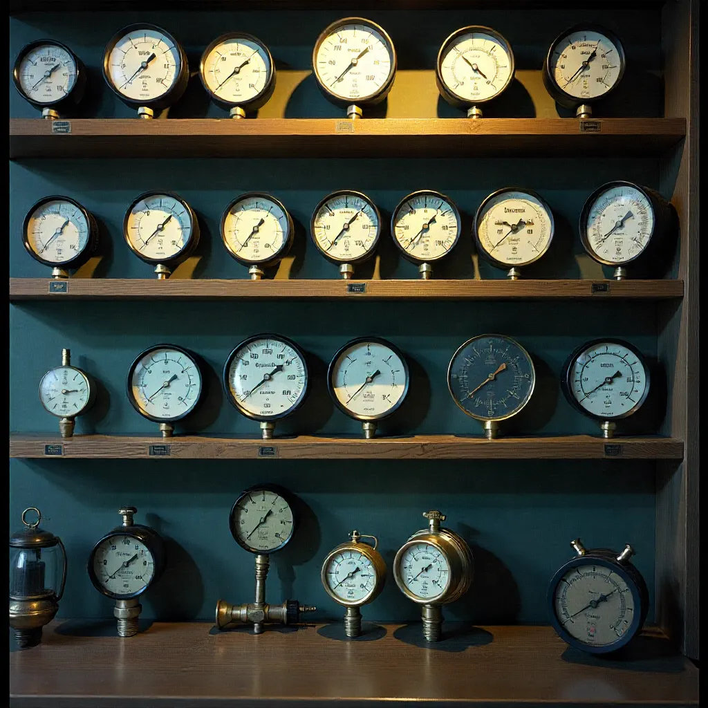 Banner med analog måleudstyr