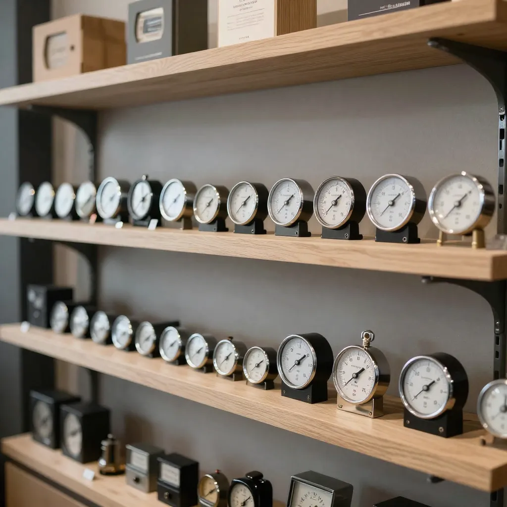 Banner med måleinstrumenter