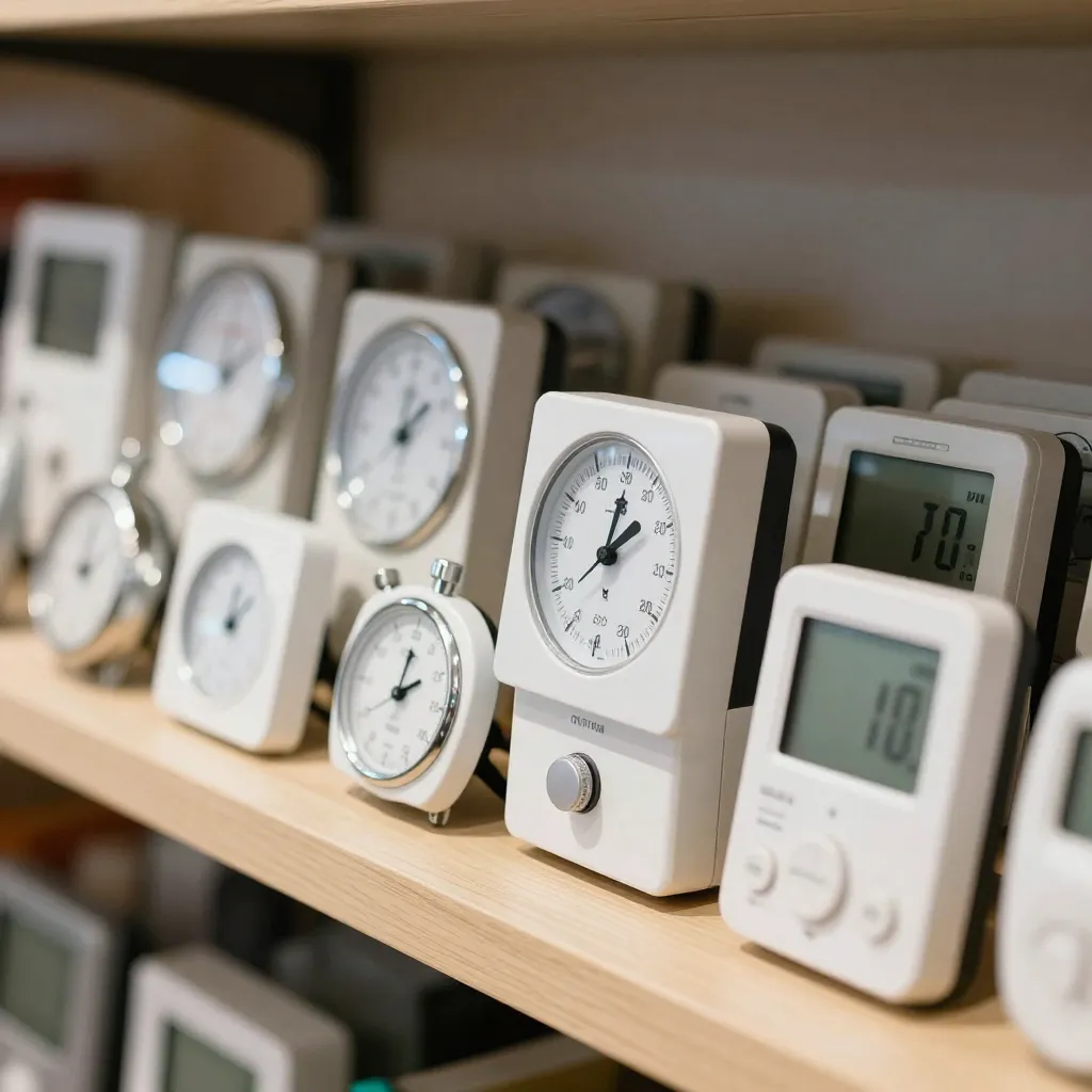 Timer visning fra siden