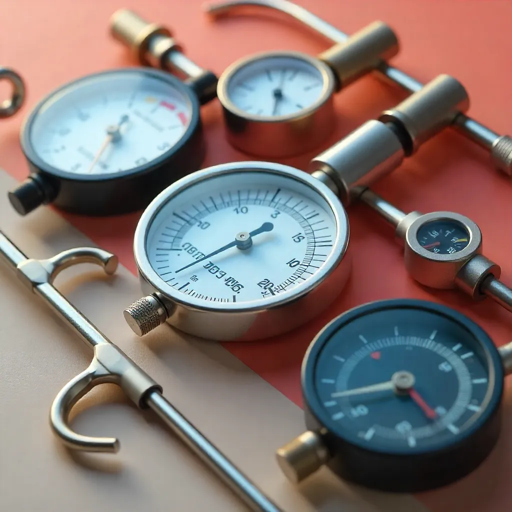 Trykmåler med skala