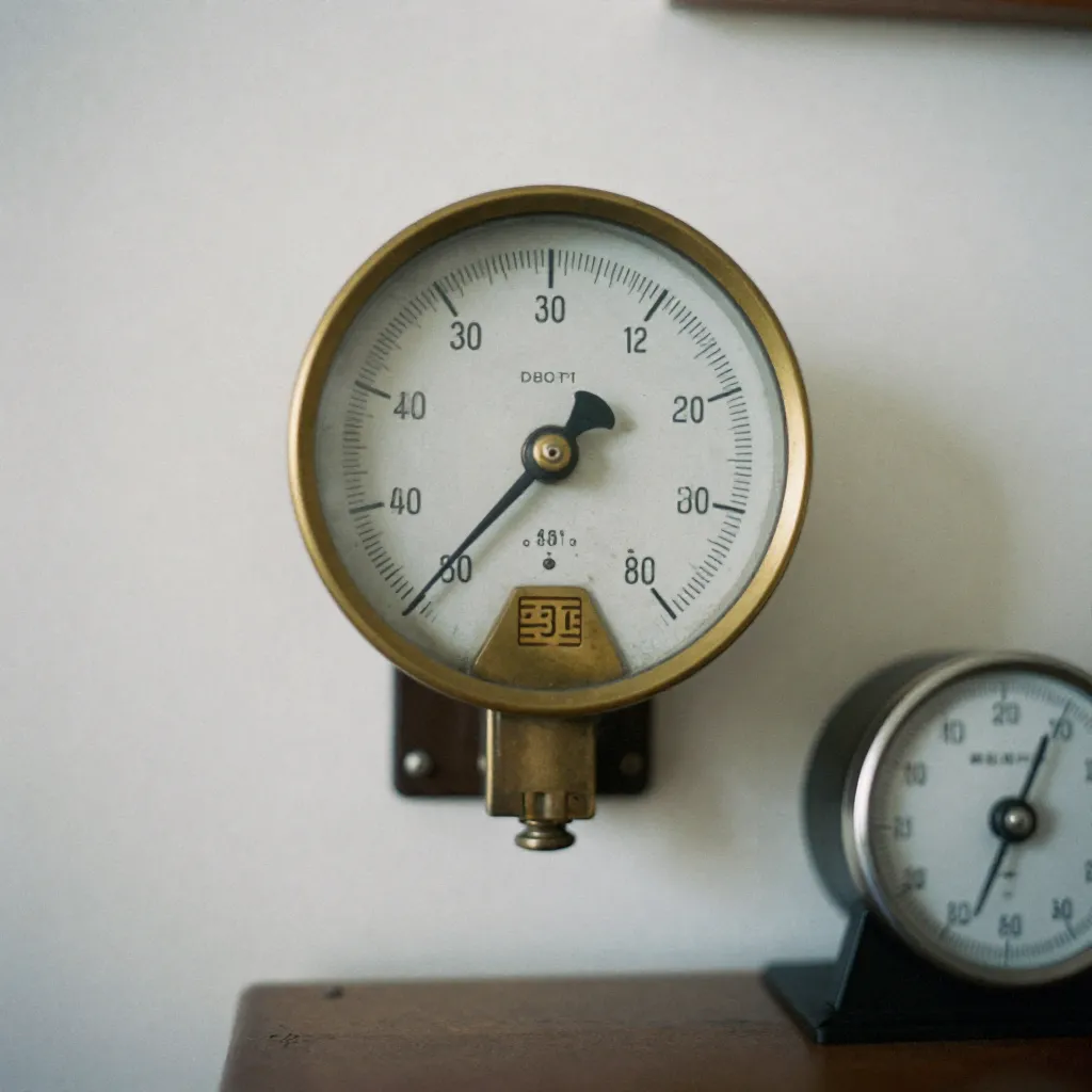 Banner med måleinstrumenter